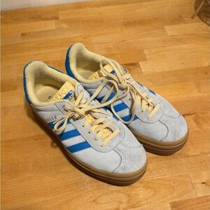 Adidas Gazelle Bold Baby Blue **Fits like 7** actual size 6.5